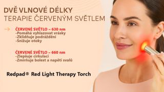 ✨ Redpad® Red Light Therapy Torch – přenosný přístroj pro světelnou terapii 🌟 Objev sílu červeného a infračerveného...